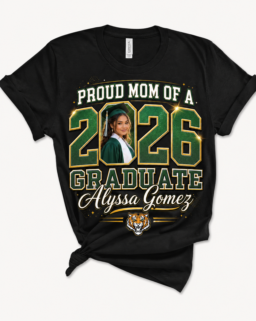 Custom apparel design example for events businesses and special occasions