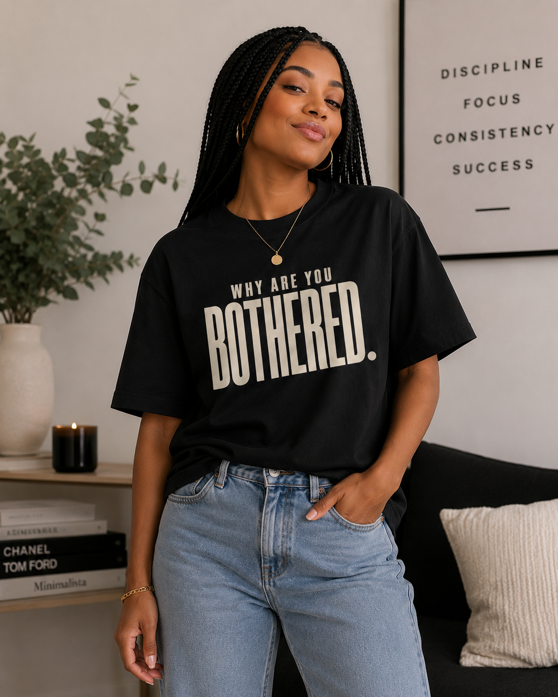 Why Are You Bothered Graphic Tee for Women