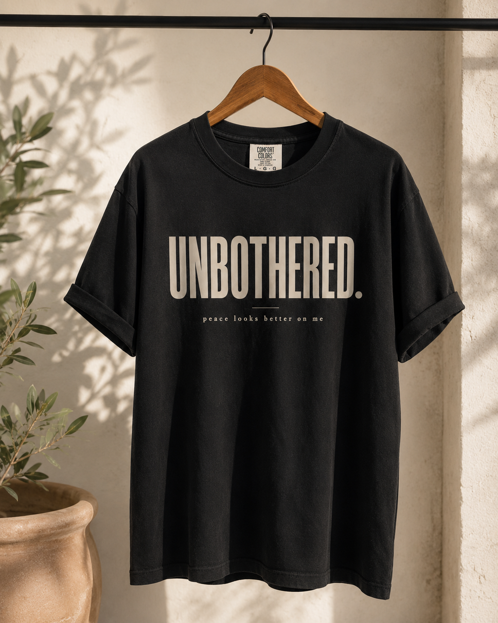 Unbothered Comfort Colors Graphic Tee for Women