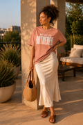 Why Are You Bothered terracotta women's graphic tee product image