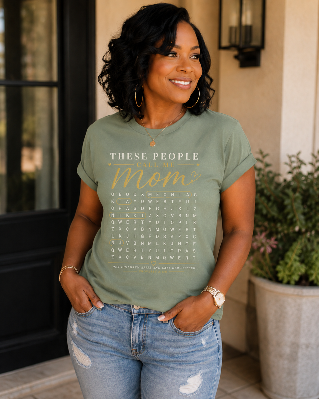 These People Call Me Mom Custom Shirt