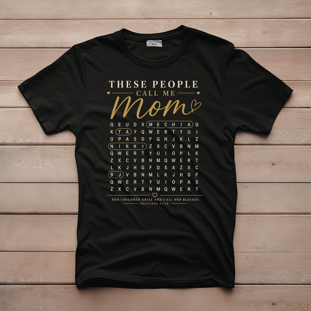These People Call Me Mom Custom Shirt