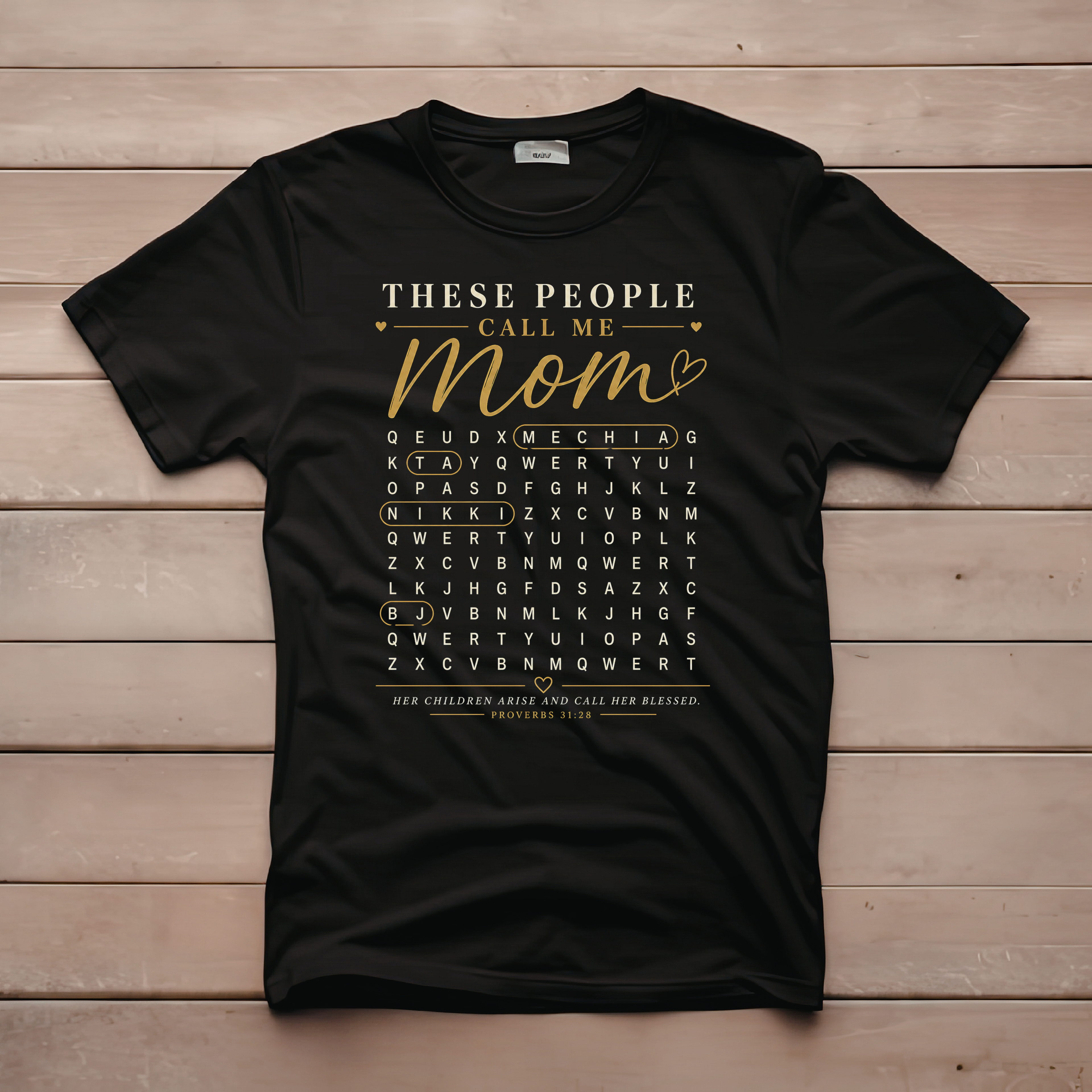 These People Call Me Mom Custom Shirt